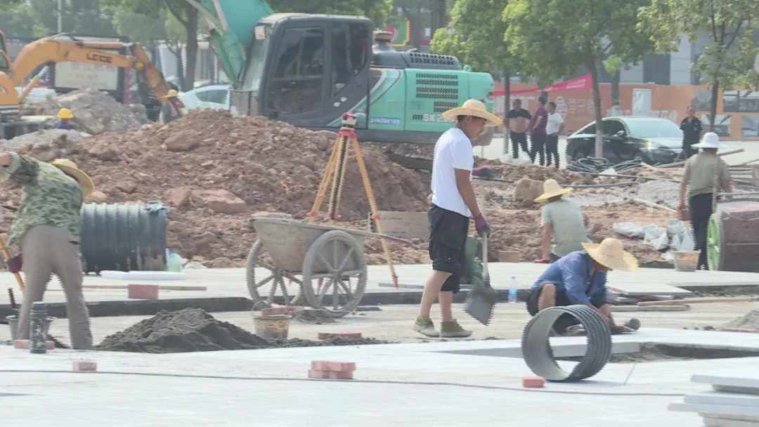 战高温保安全 我县<font color='red'>项目</font>建设“热”力全开