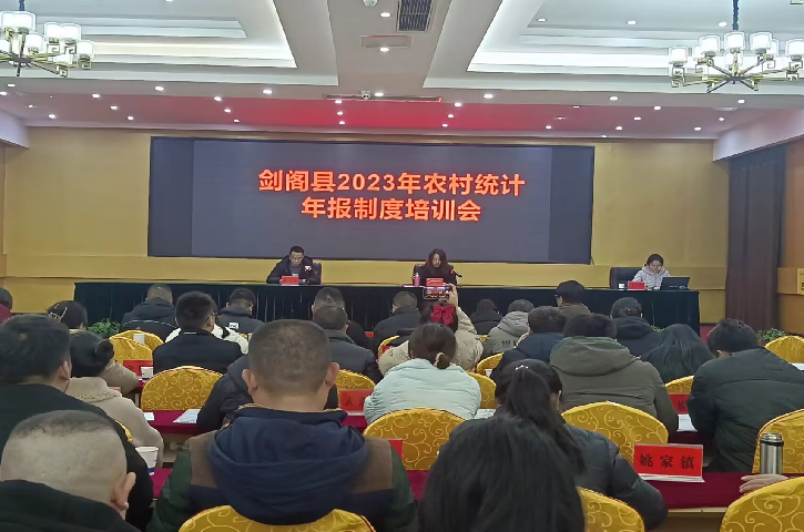 <font color='red'>剑阁县</font>召开2023年农村年报业务培训会